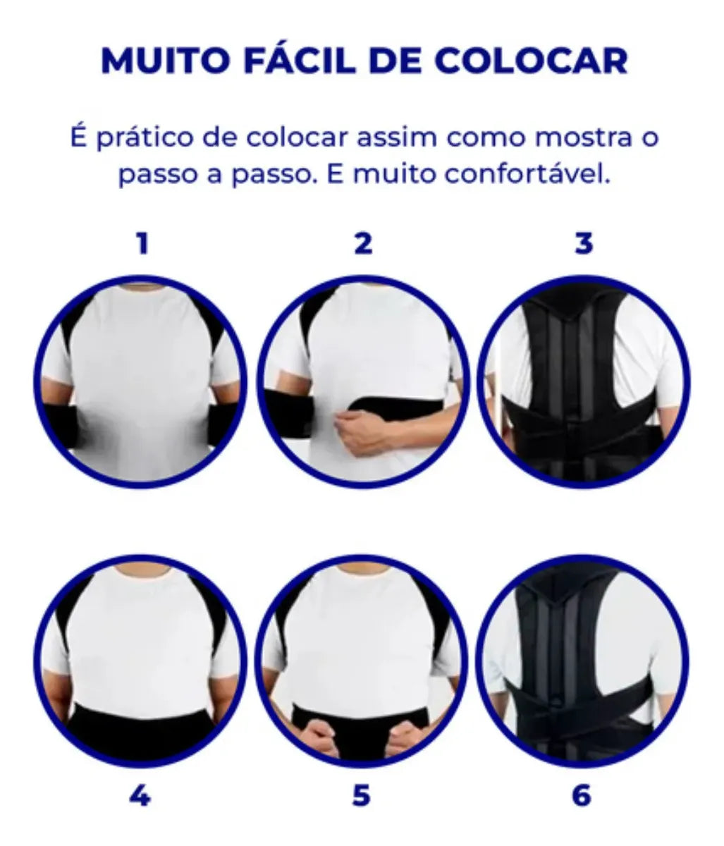 OrtoFlex Coluna – Corretor de Postura Ajustável