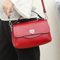 Women Handbag Moms Large Capacity Genuine Leather Shoulder Bag For Female Solid Color High Quality Lady Crossbody Messenger New