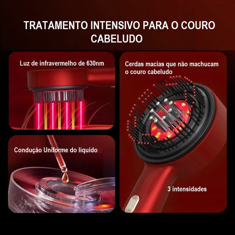 Escova Massageadora de Cabelo